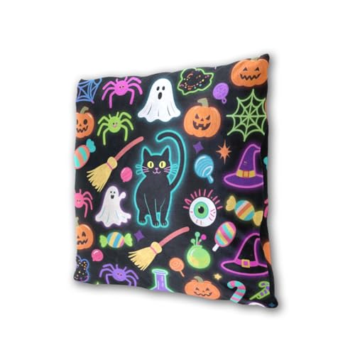 Housse de coussin citrouille Halloween fluorescente pour métamorphoser un lit triste - 4
