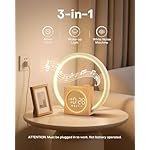 Sunrise Alarm Clock, White Noise Sound Machine, Alarm Clocks for Bedrooms with 12 Color Ambient Nightlight, White Noise Machine with 30 Soothing Sounds, Gifts for Adults, Kids, Couples, and Friends - Image 2