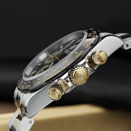 Image of watchdives Quartz Chronograph Watches, WD16500 Mens Wristwatch Japan VK63 Movement 39mm Sapphire Crystal Wristwatch 100M Waterproof Sport Watch for Men