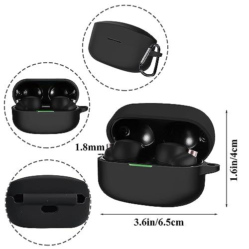 Image of Silicone case Compatible with Sony WF-1000XM4 Earbuds Cover, Soft, Shockproof (Fits only Sony WF-1000XM4 Earbuds case, ONLY Silicone Cover Included) (White)