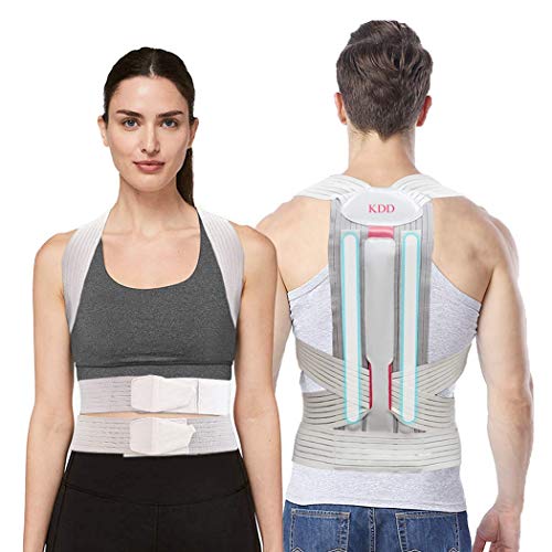 Posture Corrector for Women, Men, Kids - with Lumbar Support Belt and Replaceable