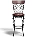 COSTWAY Bar Stools Set of 4, 360 Degree Swivel, 30