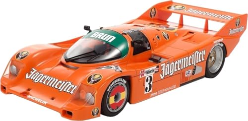 Tamiya 24372 1:24 Porsche 962C Jägermeister Model Building Kit, Plastic Kit, Hobby, Crafts, Gluing, Model Kit, Model, Plastic Model Making