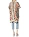 Angie Women's Paisley Kimono, Olive, Large