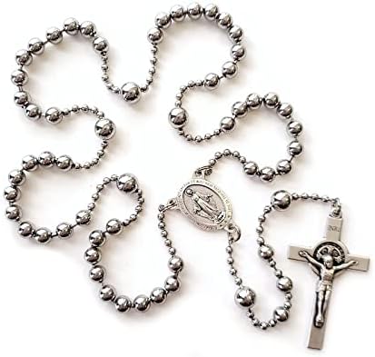Saint Benedict combat style rosary - handmade in Texas