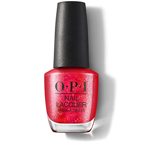 OPI Jewel Be Bold Christmas Collection – Nail Lacquer Rhinestone Red-y – Nagellack mit bis zu 7 Tagen Halt – Nagellack mit extra breitem ProWide Pinsel für perfekte Nägel