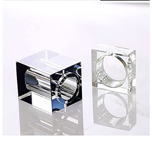 Porte-cure-dents boîte à cure-dents en verre transparent de table