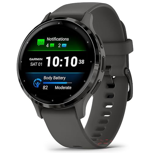 Garmin Venu 3S Health Fitness AMOLED GPS Smartwatch Bundle - image 2