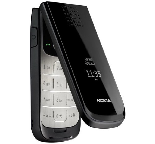 Image of Nokia 2720 Black Fold Flip Phone