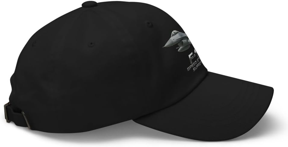 F-16 Jet Dad Hat – Speed, Strength, Supremacy Aviation Military Cap