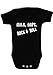 Baby Moo's “Milk, Naps, Rock & Roll”, body per bimbo e bimba, abbigliamento rock per bambini, vestitino idea regalo
