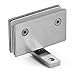 Ranbo Heavy Duty 360 Degree Shower Glass Door Pivot Hinge, Solid 5mm 304 Stainless Steel,Top and Bottom Mount,for 5/16