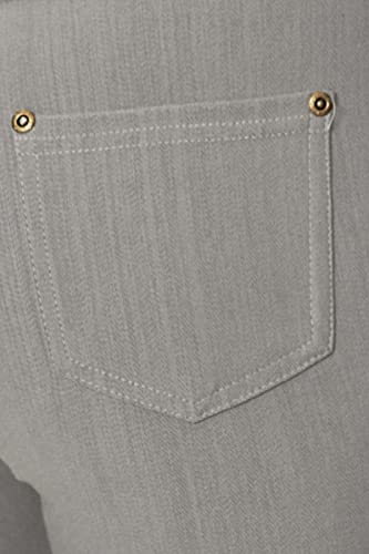 Image of Leggings Depot Women's Cotton Blend Stretch Pull-on Jeggings Casual Pants with Pockets (Available in Plus Size)