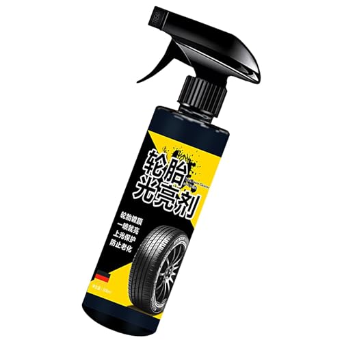 Aerosol de brillo para neumáticos, accesorio de cera para abrillantadores, spray para abrillantadores, spray de pulido brillante, detalles de cera, removedor de coche portátil para limpieza de ruedas,