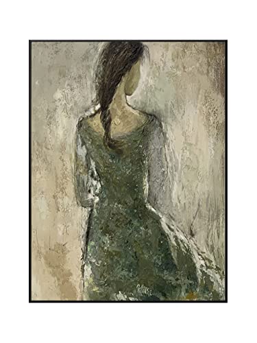 Tableau abstrait texture couloir épais pour une entrée accueillante