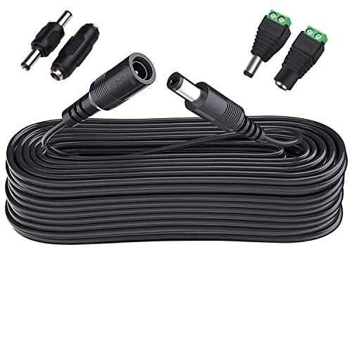 Cavo BNC 25 Piedi Per Telecamere CCTV &ndash; Video E Alimentazione, Per Amcrest, Lorex, Swann