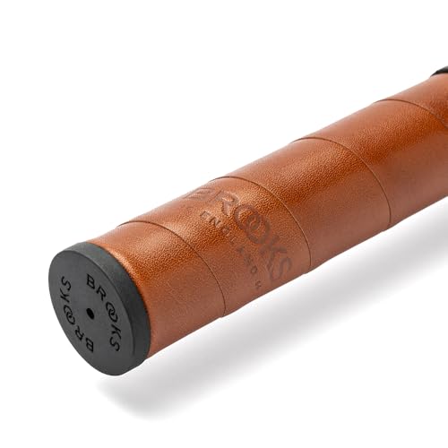 Brooks England Willow Leather Grip for Urban and Trekking Bikes, Honey