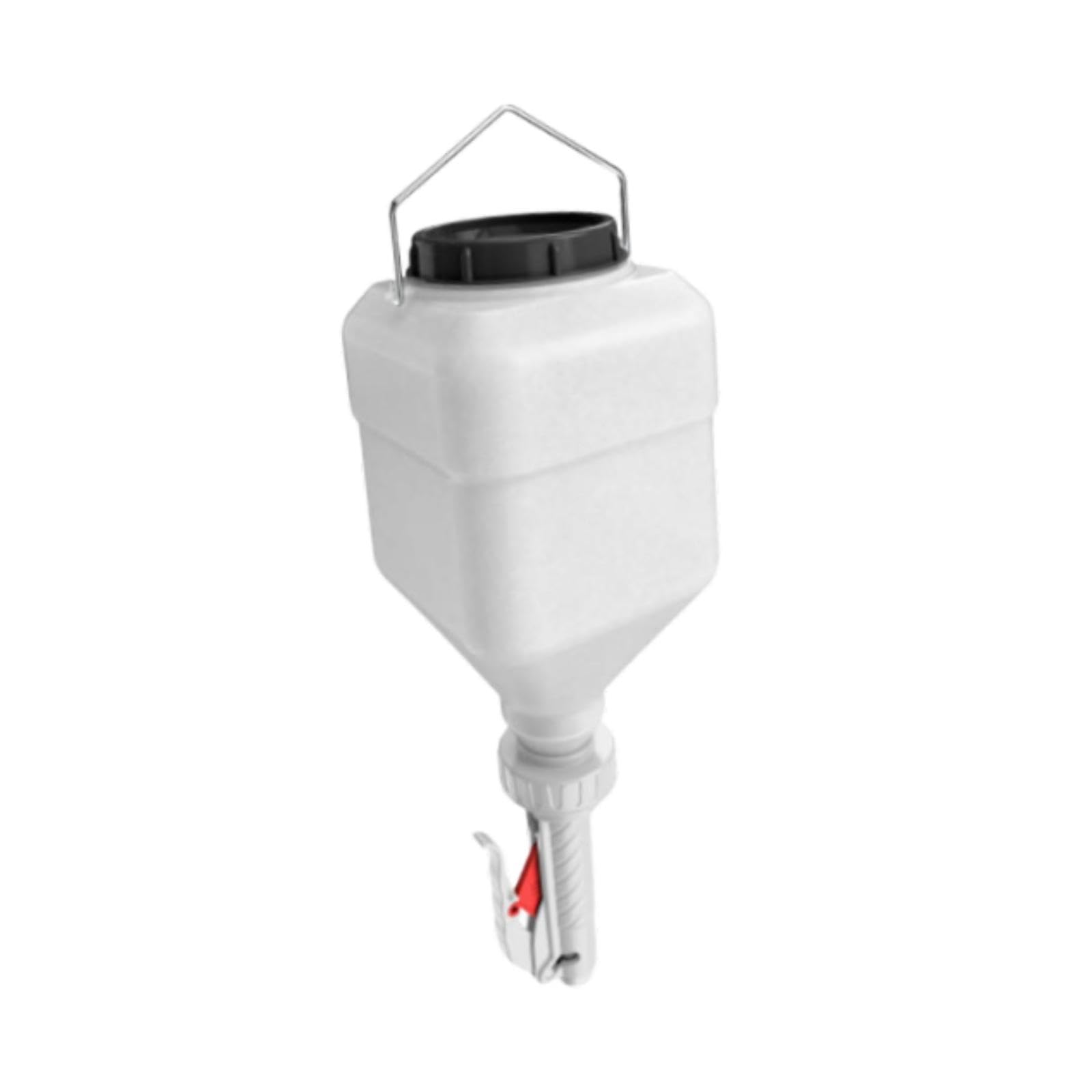 Dispensador de ketchup de 5,5 L para restaurantes, botella dispensadora de salsa blanca, grado comercial, diseño de fácil bombeo, ideal para comida rápida, barbacoa y catering