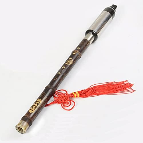 Quality Purple Bamboo Bawu Flute, Played Vertically (G Key)