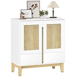 STABLE ET SÉCURISÉ : Construit avec une finition en mélamine et peinture, ce meuble de rangement intègre des kits anti-basculement pour une meilleure stabilité et sécurité. Ses robustes pieds en bois de caoutchouc peuvent supporter jusqu'à 65 kg, assurant la sérénité des familles.