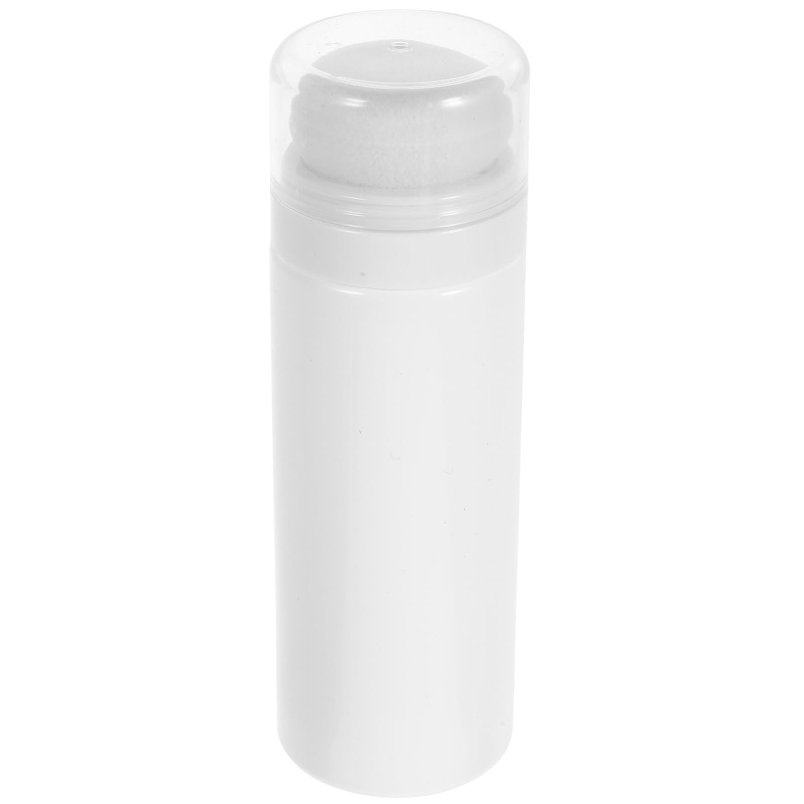 VICASKY Puderquaste puder dose Babypuder-Box Reisepuderbox für Babys Puderflasche mit Puff Behälter für Pufferflasche Abs puder puff Talkumpuder Flasche Talkumpuderhalter Plastik Weiß