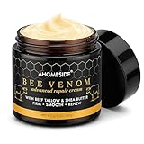 Bee Venom Cream – Natural Bee Venom Skin Treatment Cream,Anti-Aging, Firming & Wrinkle Care Deep Moisturizer for Dry, Mature & Stressed Skin, 2.1oz