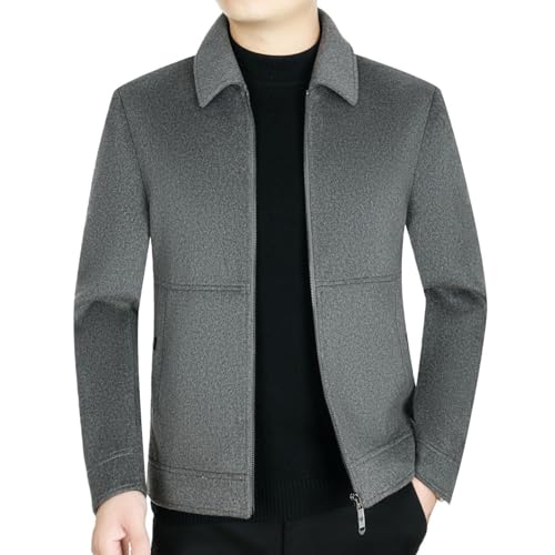 Veste en laine double face homme légère fini les manteaux lourds