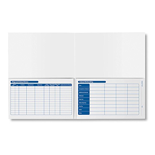 Complyright Confidential Payroll Folder | 9-1/2” X 12” | File Folder | 25 Pack #TOP2