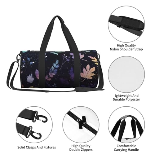 Sac de voyage en toile léopard pour le yoga et les escapades du week-end