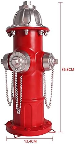VIGAN Garden Statue Fire Hydrant Ornaments Training Dog Urination Fixed Position Resin Crafts Lawn Outdoor Courtyard Garden Decoration