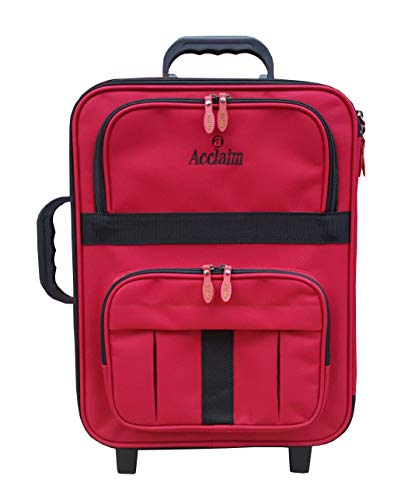 Acclaim Redcar Professional Bowlers Bowls Level Green Lawn Flat Short Mat Indoor & Outdoor Trolley Bowling Bag (Red/Black Trim) - Image 3