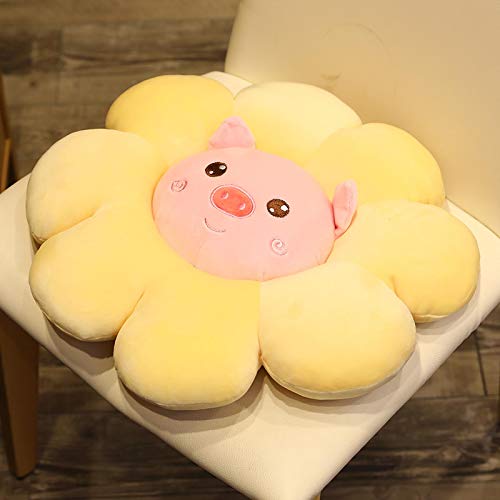 40 cm Animales Flores Combinado Plushie Relleno Planta de Dibujos Animados Almohada Asiento Suave Cojín Accesorios Decoración Felpa Almohada para Dormitorio Sofá Silla F Cover