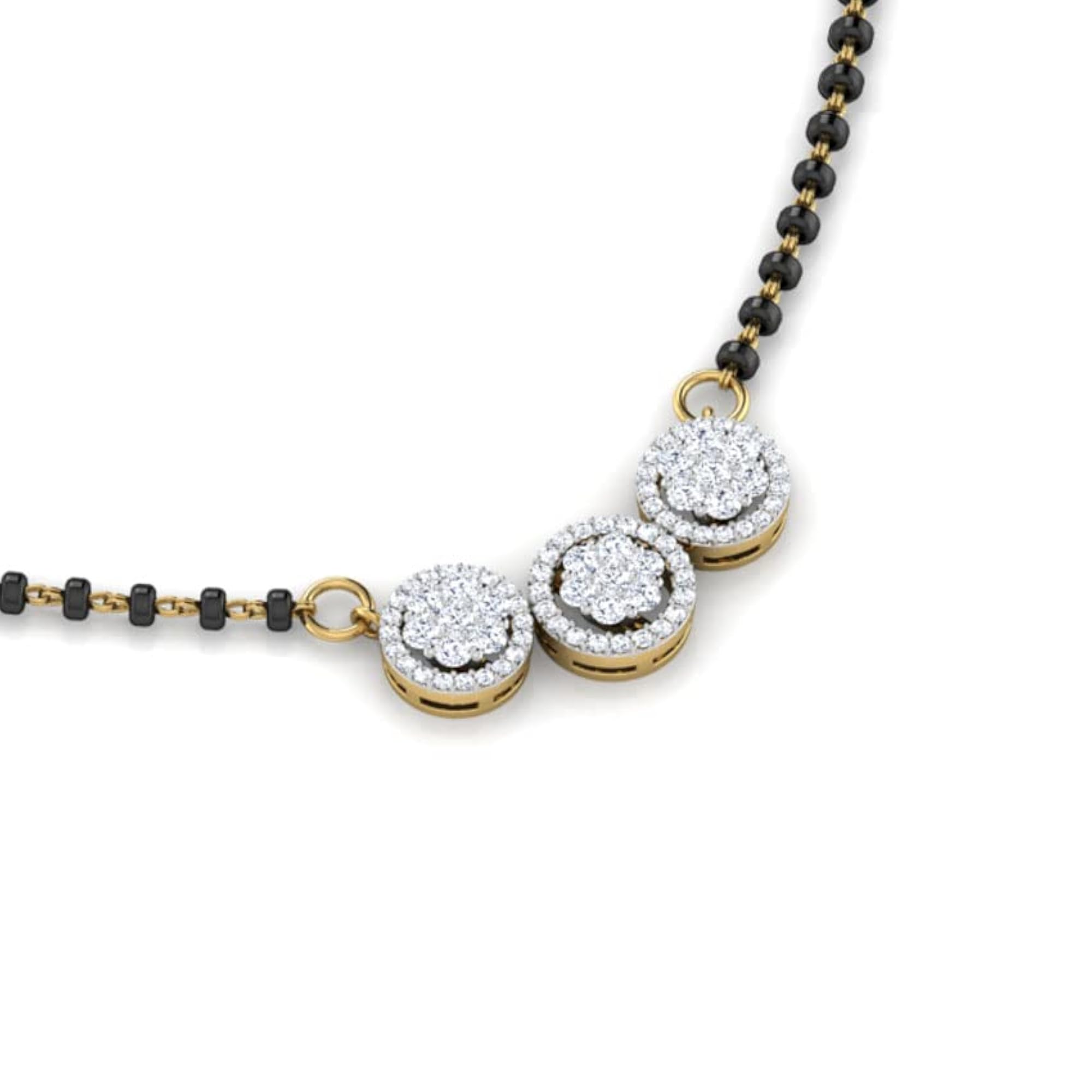 Women's Fancy Stylish Trending Diamond Mangalsutra