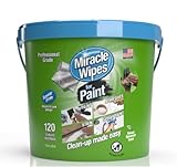 MiracleWipes for Paint Prep & Cleanup, Remove Tough Grime Build-Up, Wet Paint, Caulking, Epoxy, Colorant, and more from Hands, Surfaces, & Tools - 120 Count