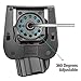 Taurus TH9 Holster, OWB Holster Fit: Taurus TH9 / TH9C Pistol, Outside Waistband Carry Paddle Holster for Taurus TH9C. Level II Retention with Index Finger Release, Right Hand,360 Degrees Adjustable