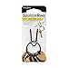 Nite Ize KSQR-01-R6 SqueezeRing, Easy Load Key Clip, Squeeze to Load Split Ring, Black