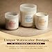 Scented Custom Candle Labels (300pcs) 2” Square Handmade Blank Stickers, Waterproof for Tins, Glass Jars, Containers, Soy Wax Melts, DIY Packaging, Personalized Fragrance Candle Making Supplies, Tags