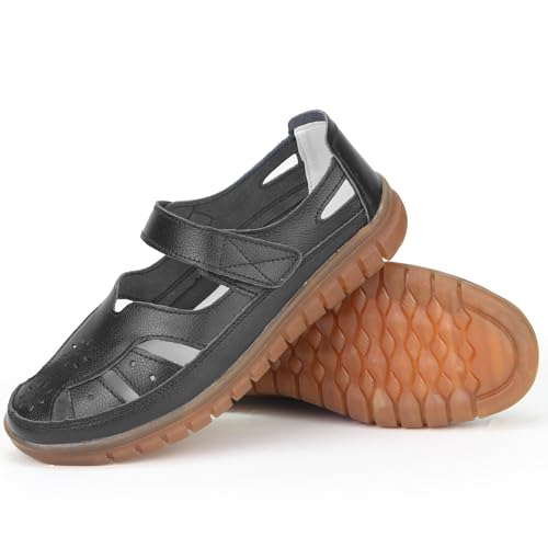 Women's Genuine Leather Fisherman Sandals