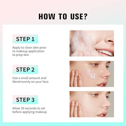 Makeup Primer Poreless Mattifying Face Primer Makeup, Makeup Primer for Face Gel-Based & Hydrating Face Primers For Smoothing Skin Primer Foundation Base All Matte Oil Free Matte Primer - Image 8