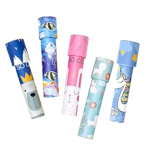 ARTGHJL 5 Stück Klassisches Kinder Kaleidoskope Set