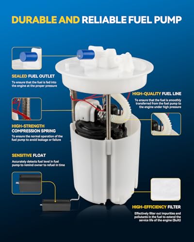 Image of PHILTOP Electric Fuel Pump Assembly FG1286 E9049M for Mazda 3