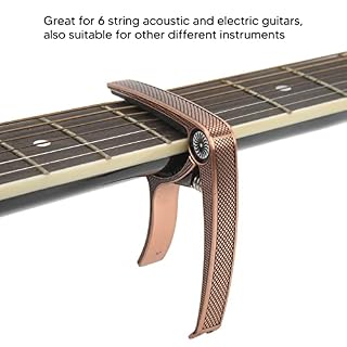 Capo de guitare, Capo de guitare acoustique en métal haute résistance pour la performance(Bronze violet) - Les Beatles, Paul McCartney, John Lennon, RIngo Starr, George Harrison Capo de guitare, Capo de guitare acoustique en métal haute résistance pour la performance(Bronze violet) – Image 2