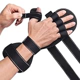 DrFinger Stroke Hand Brace Splint for Straightening Fingers with 5 Fingers Resting Support,Prevent Fingers Curling, Dupuytren's Contractures, Hand Spasms, Fit Right & Left, Men & Women -Black- M