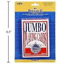 بطاقات اللعب Prestige Jumbo