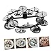 LALADEFIEE Cymbal Tambourine Drum Set Double Row -hat Tambourine for Performance Lightweight Smooth Edges Accessory for Musicians and Bands