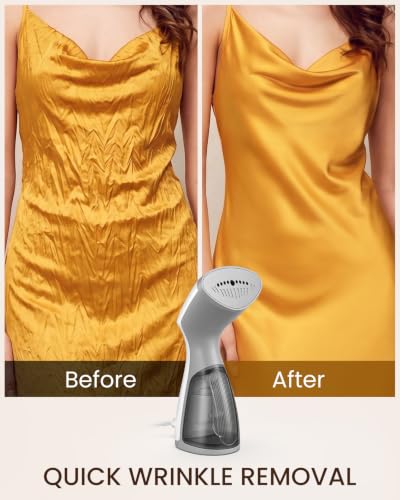 Image of BEAUTURAL Travel Steamer for Clothes, Dual Voltage for Worldwide Use, 1000W