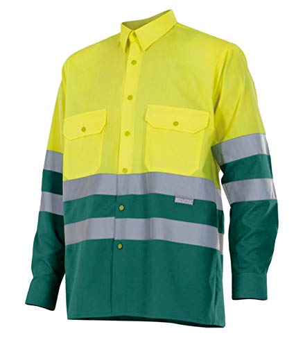 Velilla P144110L - Camisa Av Bicolor Manga Larga