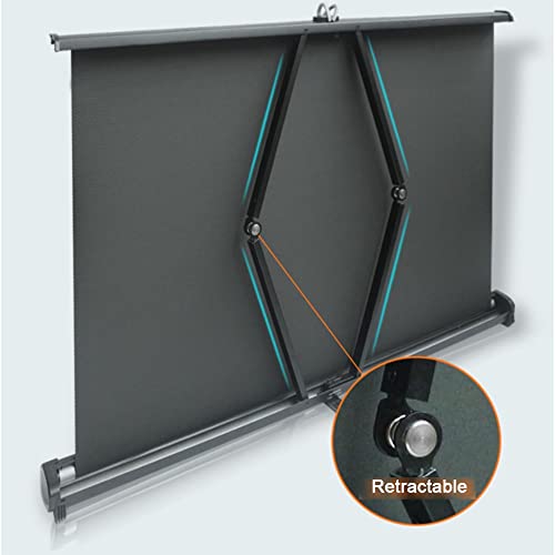 Pantalla portátil manual para proyector 50 pulgadas miniatura 4