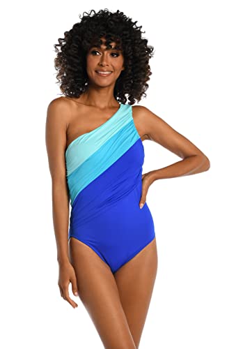 La Blanca Women's Island Goddess One Shoulder One Piece Swimsuit,