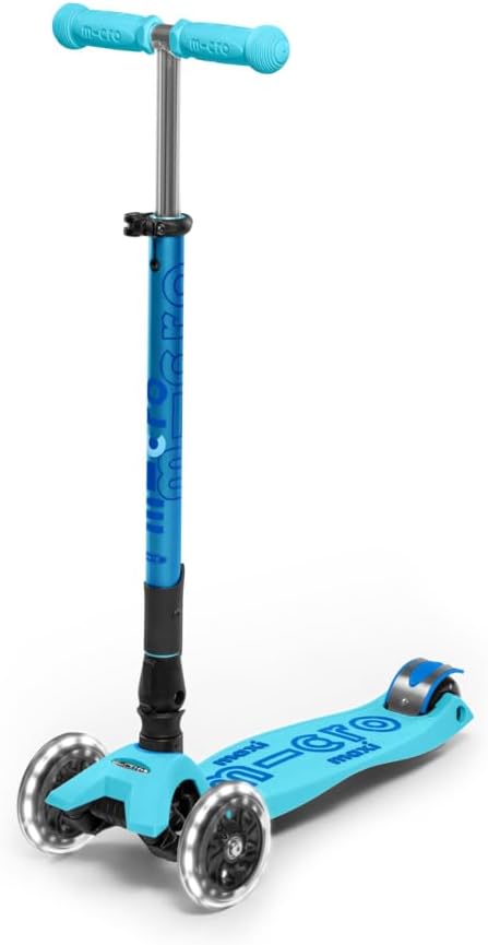 Micro Maxi Deluxe Foldable Bright Scooter, Blue, MMD092